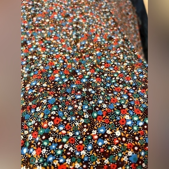 ⚫️ BOGO Postmark women’s denim style snd floral button down top size 02 - Picture 4 of 7